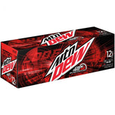 Mountain Dew Code Red 12 fl oz cans 12 pack - Soda